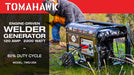 Tomahawk Power 120 Amp Engine Driven Welder Generator 2200 Watt 7 HP Gas Powered - Detail View 2