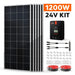 Green Vista Living Rich Solar - 1200 Watt Solar Kit - Side View
