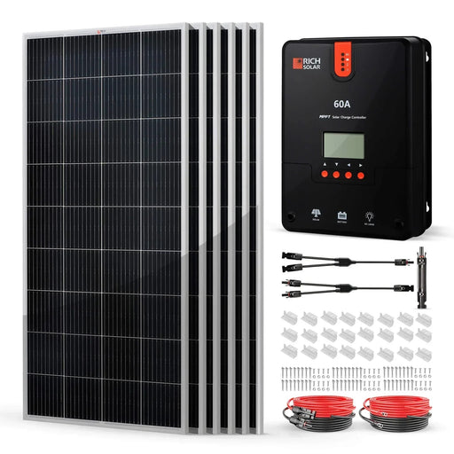 Green Vista Living Rich Solar - 1200 Watt Solar Kit