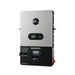 EG4 - 12000XP Off-Grid Inverter - V2 - USA Built - Right tilt EG4 12000XP off-grid inverter with integrated breakers and LCD display.