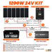 Green Vista Living Rich Solar - 1200 Watt Solar Kit - Lifestyle View
