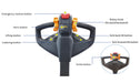Xilin CPD05W-118 counterbalanced stacker control handle close-up