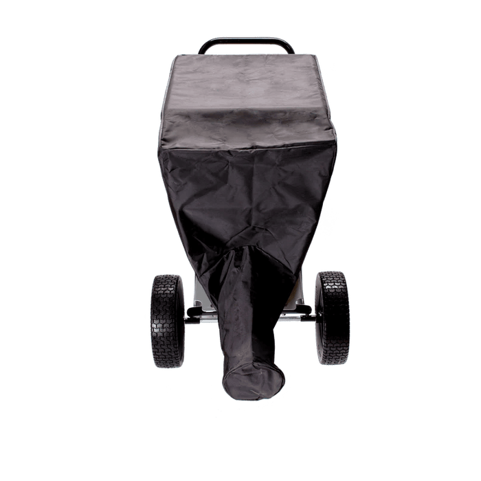MudMixer All-Weather Cover with buckle straps, rear view