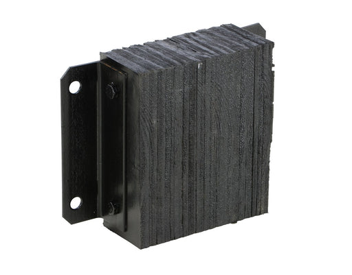 Vestil 1214-4.5 Laminated Rubber Dock Bumper 12 in. x 10 in. x 4-1/2 in. Bumper Size Black