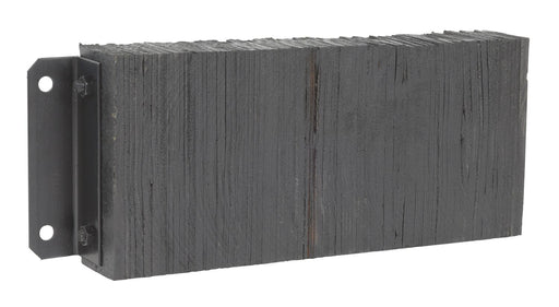 Vestil 1230-4.5 Laminated Rubber Dock Bumper 12 in. x 26 in. x 4-1/2 in. Bumper Size Black