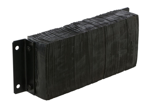 Vestil 1230-6 Laminated Rubber Dock Bumper 12 in. x 26-1/2 in. x 6 in. Bumper Size Black