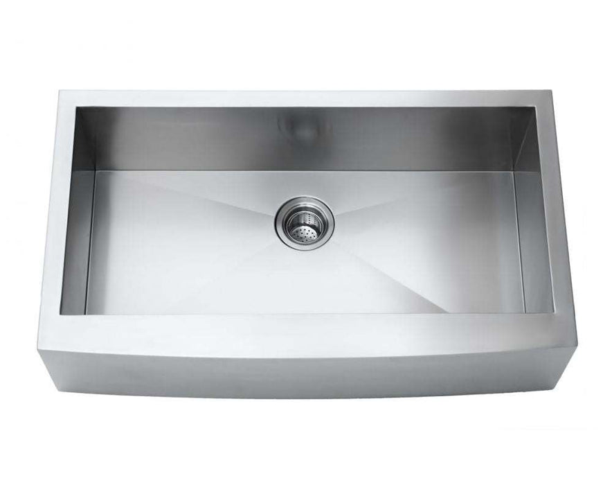 36" Single Bowl Apron Sink - KS124-36