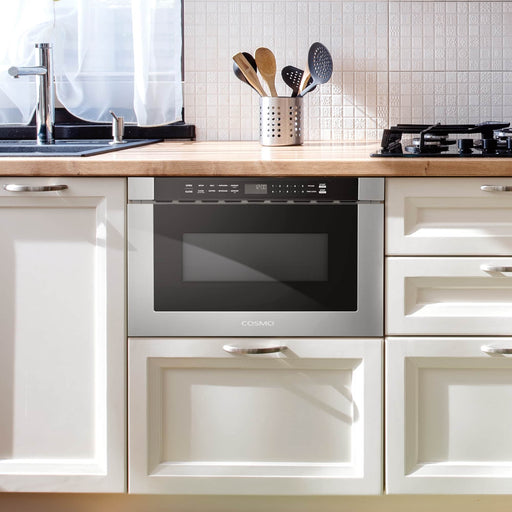 Cosmo 24-Inch 1.2 Cu. Ft. Built-in Microwave Drawer in Stainless Steel (COS-12MWDSS-NH) Cosmo