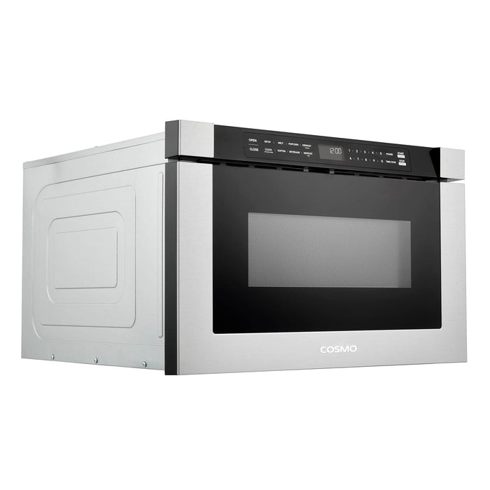 Cosmo 24-Inch 1.2 Cu. Ft. Built-in Microwave Drawer in Stainless Steel (COS-12MWDSS-NH) Cosmo