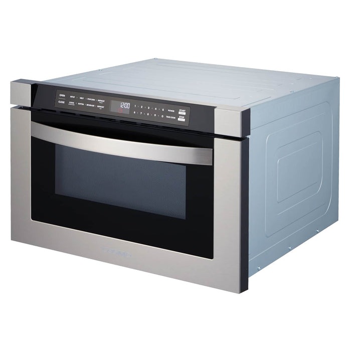 Cosmo 4-Piece Appliance Package - 30-Inch Dual Fuel Range, Dishwasher, Refrigerator and Microwave Drawer in Stainless Steel (COS-4PKG-269) Cosmo