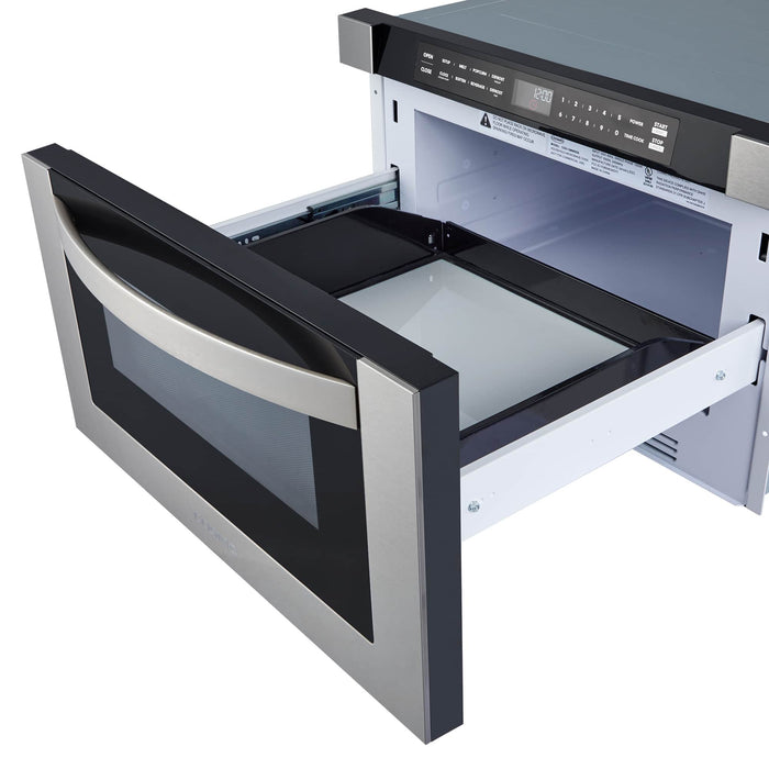 Cosmo 4-Piece Appliance Package - 30-Inch Dual Fuel Range, Dishwasher, Refrigerator and Microwave Drawer in Stainless Steel (COS-4PKG-269) Cosmo