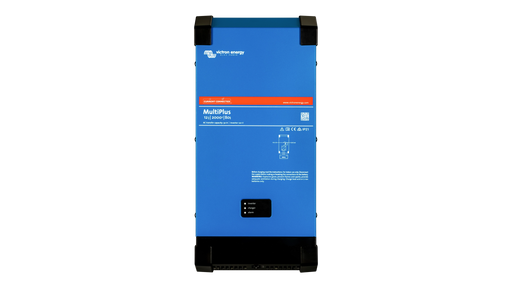 Victron Energy 12V MultiPlus 2kVA 120V Inverter 80A Charger. This is a Front view display of the inverter by Victron Energy with no background.