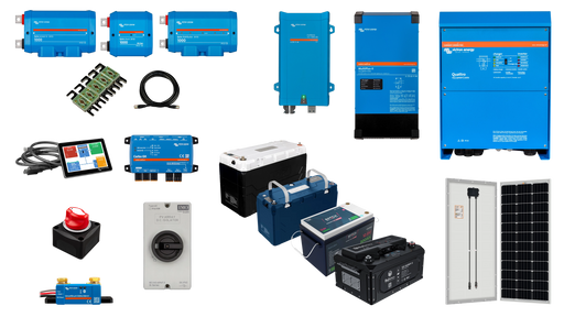 Victron 12V Mobile and RV Power System Kit, Complete with Inverter, Battery, Monitoring, and Solar Options - Urban Supply Inc