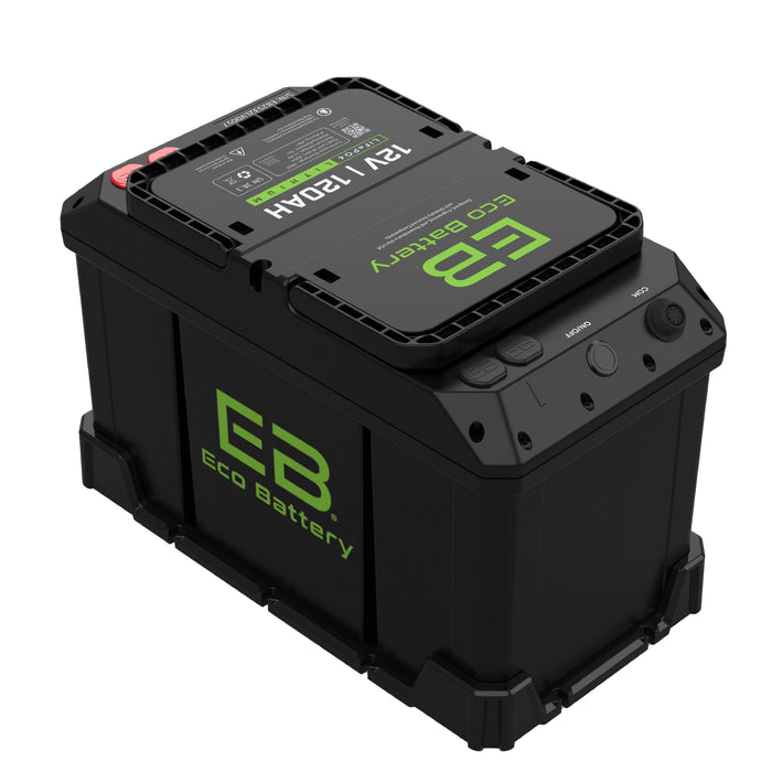 Eco Battery 12V 120Ah RV & Marine LiFePO4 Battery – view 5