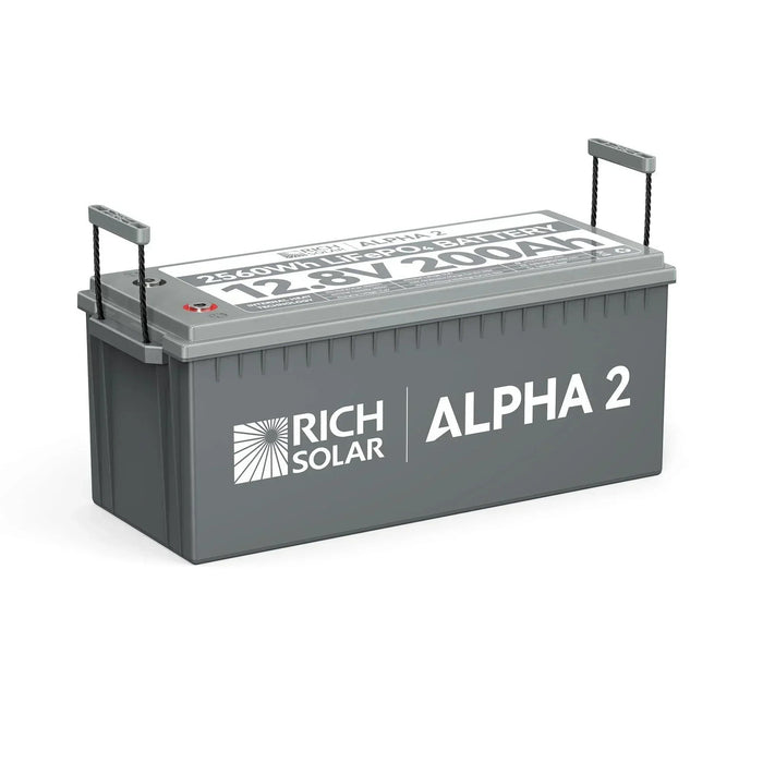Green Vista Living Rich Solar ALPHA 2 | 12V 200Ah LiFePO4 Battery | Powerful 12V Lithium... Power Station - Lifestyle View
