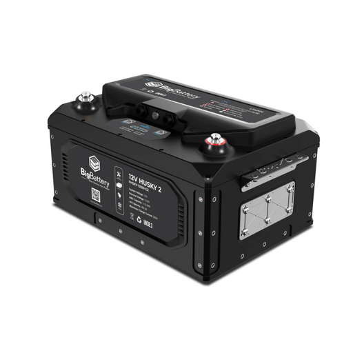 BigBattery - HUSKY 2 - 12V - 400Ah - 5.12kWh - LiFePO4 Battery - BigBattery 12V Husky 2 Battery included components 