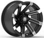 Empire Blade B12 12x7 Wheel with X Comp Golf A/T Tire golf cart wheel and tire – view 2