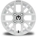 MODZ Matrix 12x7 Glossy White Wheel & X Comp Golf H/T Tire golf cart wheel and tire – view 3
