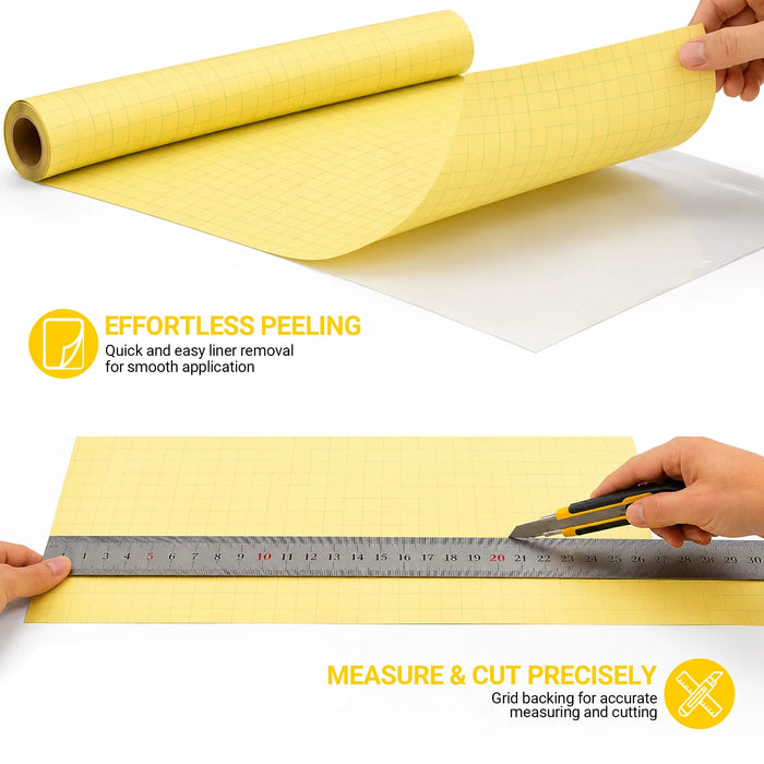 50" x 164 ft PVC Matte Cold Laminating Film, Yellow Release Paper, for SKU: 501014, 501015, 501016, 501017, 501018, 5010
