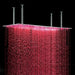 Cascada Showers 12"x24" Rainfall LED Shower Set Double-Function Valve - Alternate View