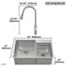 Forno Acqua 33-Inch Drop-In/Undermount 40/60 Double Bowl Sink with Retractable Faucet &... Kitchen Appliance - View 14