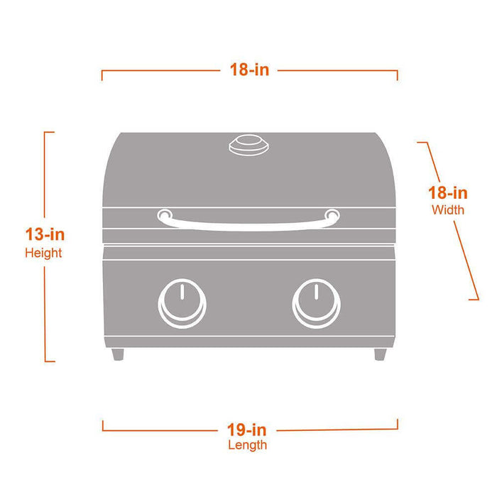 Monument Grills 13742 | Stainless Tabletop Propane Gas Grill - Product Image 5