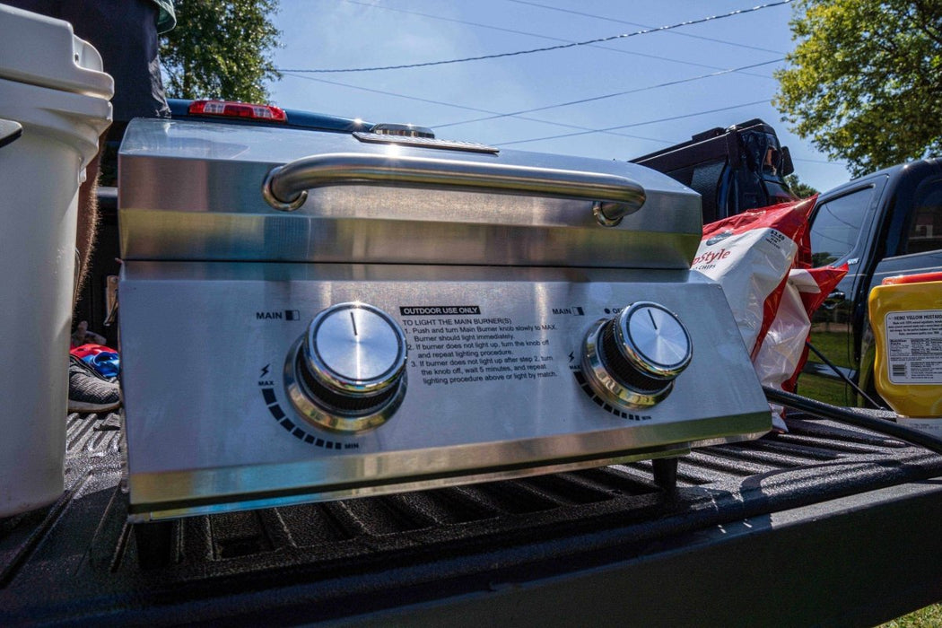 Monument Grills 13742 | Stainless Tabletop Propane Gas Grill - Product Image 11