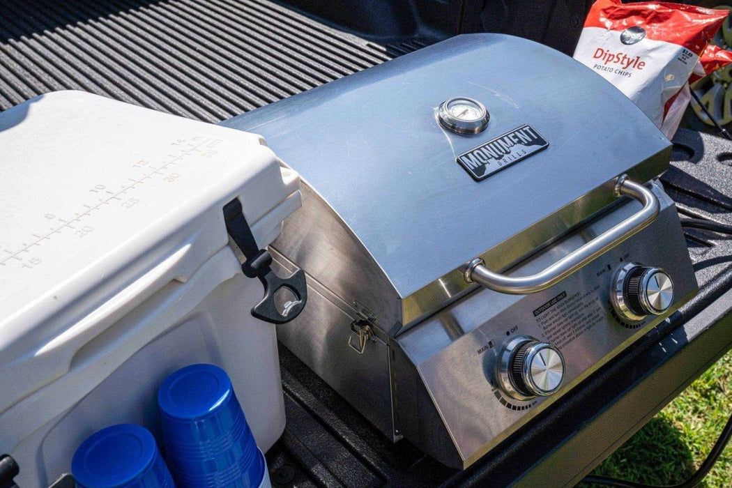 Monument Grills 13742 | Stainless Tabletop Propane Gas Grill - Product Image 13