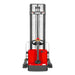 3300lbs Electric Straddle Stacker,  138" Lift,  Adjustable Legs & Fork — view 24