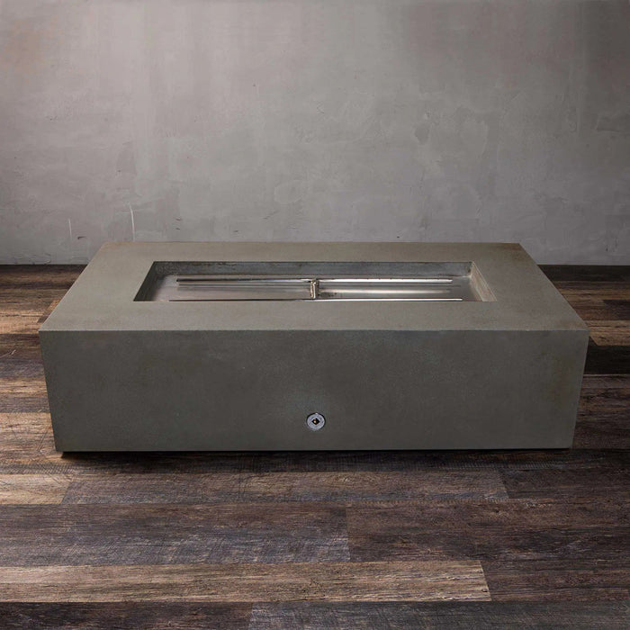 Starfire Designs Gravity 60" x 32" Rectangle Concrete Gas Fire Pit Starfire Designs