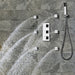 Cascada Showers 14"x20" Recessed Multicolor LED Shower System with Color Changing Remote Controller - Product Image 13