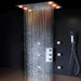 Cascada Showers 14"x20" Recessed Multicolor LED Shower System with Color Changing Remote Controller - Alternate View