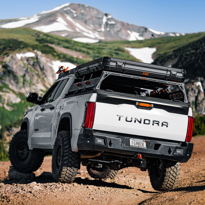 C4 Fabrication 2022-2026 Toyota Tundra Overland Series Rear Bumper – image 2 of 12
