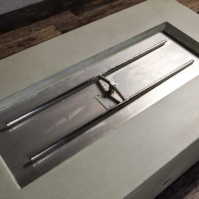 Starfire Designs Gravity 60" x 32" Rectangle Concrete Gas Fire Pit Starfire Designs