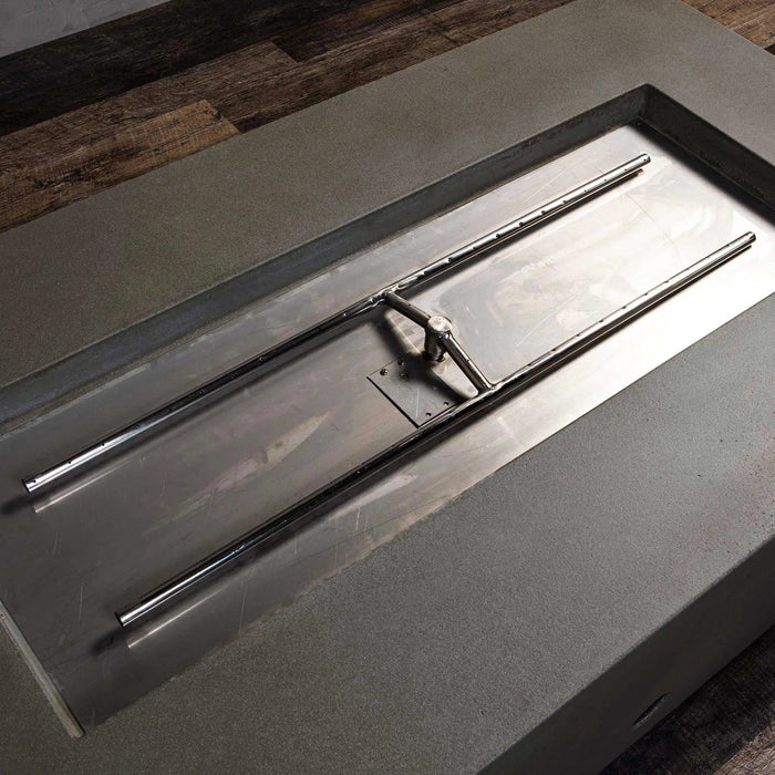 Starfire Designs Gravity 60" x 32" Rectangle Concrete Gas Fire Pit Starfire Designs