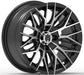 Empire Diablo D3B 14x7 Wheel with X Comp Golf A/T Tire golf cart wheel and tire – view 2