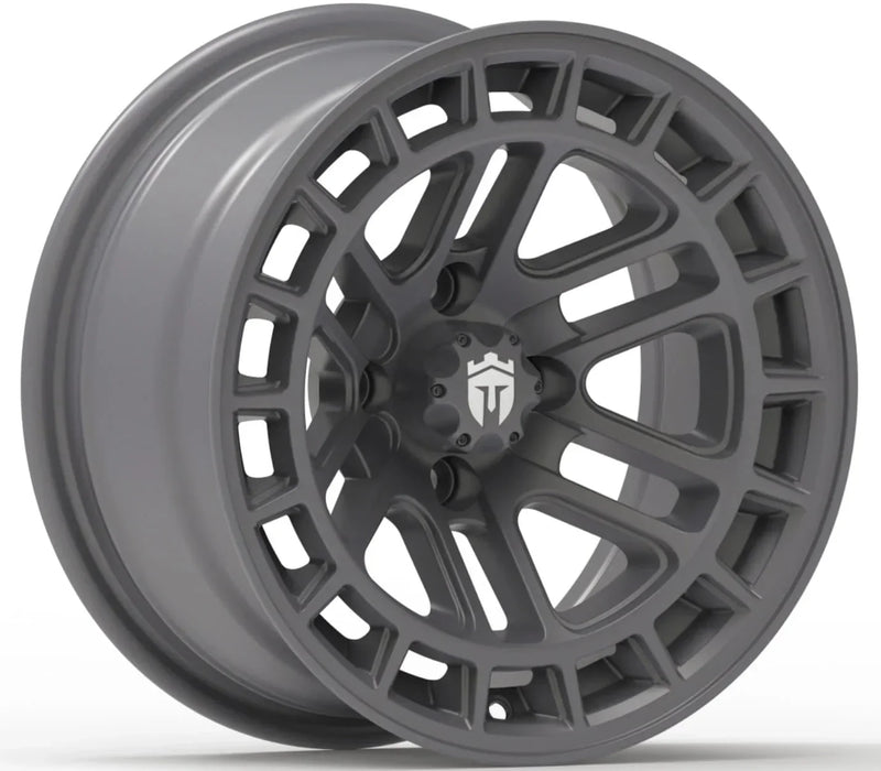 Empire Quest MG 14x7 Matte Gray Golf Cart Wheel