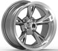 Empire Rodder RD4 14x7 Charcoal Machined Wheel with X Comp Golf H/T Tire golf cart wheel and tire – view 2