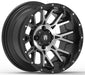 Empire Savage SV3 14x8 Gloss Black Machined Face with X Comp Golf A/T Tire golf cart wheel and tire – view 2
