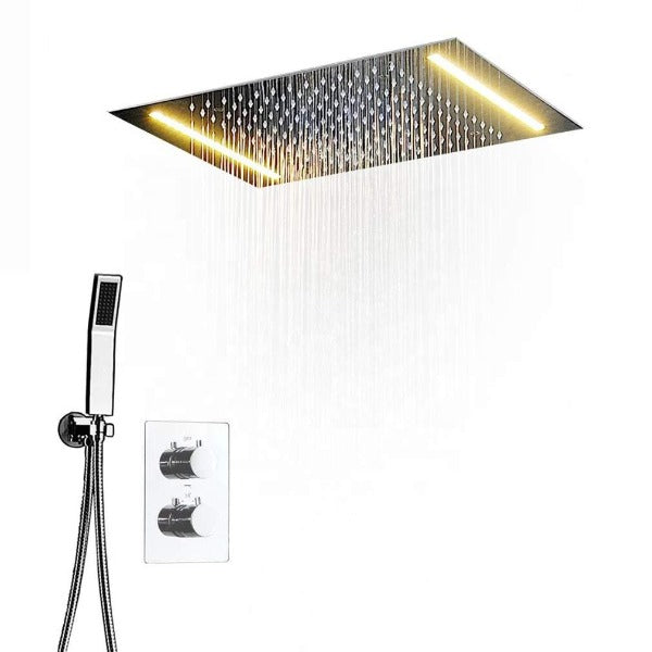 Cascada Showers 14"x20" Recessed Rainfall Shower Set - Main Product Image