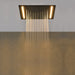 Cascada Luxurious 14"x20" Ceiling Mounted Rectangle LED Rainfall Shower Head - Lifestyle View