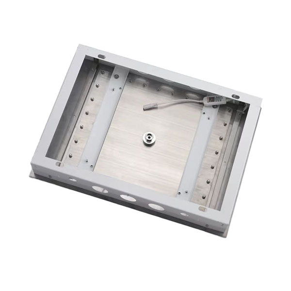 Cascada Luxurious 14"x20" Ceiling Mounted Rectangle LED Rainfall Shower Head - Installation View