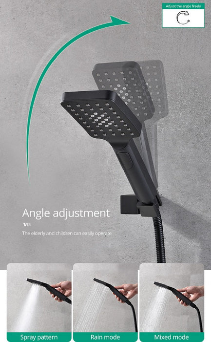 Cascada Showers 14"x20" LED Shower System with 2-Way thermostatic valve - Product Image 13
