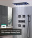 Cascada Showers 14"x20" LED Shower System with 4-Way Shower Mixer - Product Image 9