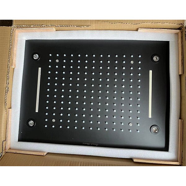 Cascada Showers 14"x20" recessed rainfall /waterfall LED shower head - Product Image 17