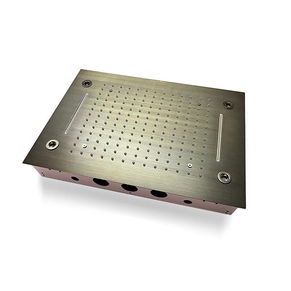 Cascada Showers 14"x20" recessed rainfall /waterfall LED shower head - Product Image 15