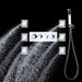 Cascada Showers 14"x20" Recessed White LED Shower System With 3-Way Thermostatic Valve - Product Image 10