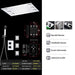 Cascada Showers 14"x20" Recessed LED Shower System - Detail View 3
