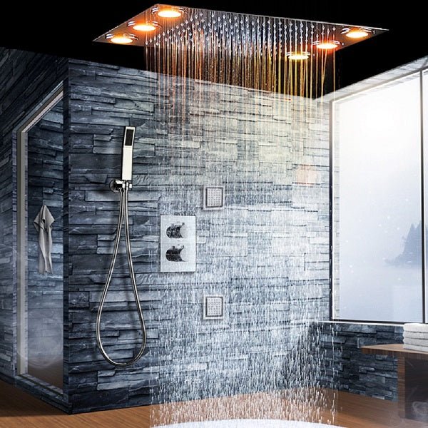 Cascada Showers 14"x20" Recessed LED Shower System - Product Image 16