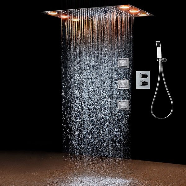 Cascada Showers 14"x20" Recessed LED Shower System - Product Image 9